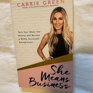 She Means Business Book by Carrie Green